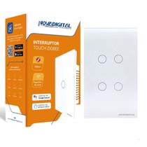 Interruptor novadigital zigbee touch 4 botões