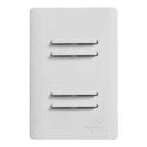 Interruptor Novara 4 Teclas Simples 4x2 Branco Dicompel