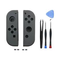 Interruptor Oled Joy Con Controlador Kit De Reparo Plástico Diy Caso Capa Habitação Escudo Com Chave