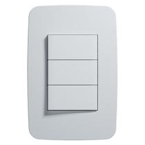 Interruptor Origen 3 Teclas Simples 16A 250V Branco Abb Interruptor Origen 3 Teclas Simples 16A 250V Branco Abb