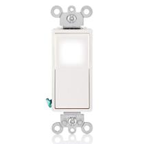 Interruptor oscilante iluminado por LED Leviton Decora 15A de 4 vias 120/277V Interruptor oscilante iluminado por LED Leviton Decora 15A de 4 vias 120/277V