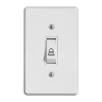 Interruptor Para Campainha Pulsador 6A Com Placa 4X2 - Pratika - Ilumi - PRATIKA/ILUMI Interruptor Para Campainha Pulsador 6A Com Placa 4X2 - Pratika - Ilumi - PRATIKA/ILUMI