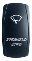 Interruptor Para Limpador De Parabrisa Botão Preto Em Led