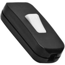 Interruptor para Meio de Cordão Preto 2A 250 Volts - 1125-N - LORENZETTI Interruptor para Meio de Cordão Preto 2A 250 Volts - 1125-N - LORENZETTI