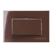 Interruptor Para Moveis Simples Marrom Sleek 10A Margirius