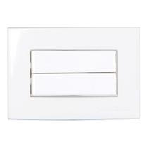 Interruptor Para Móvel Sleek 1 Tecla Dupla Simples Branca Margirius