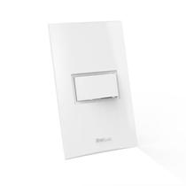 Interruptor Paralelo 10A 4x2 1 Tecla Branco Beleze Enerbras