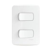 Interruptor Paralelo 10A 4x2 2 Teclas Branco Miluz Schneider
