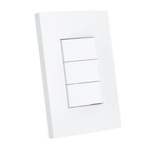 Interruptor Paralelo 10A 4x2 3 Teclas Branco Dubai Enerbras