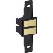 Interruptor Paralelo Com 2 Teclas 10A 250Vca Tradicional Preto Weg