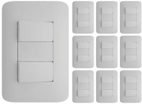 Interruptor Paralelo Duplo 10a 250v 4x2- Modular - 10 Und