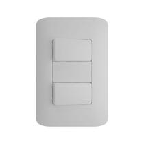 Interruptor Paralelo Duplo 10a 250v Vertical 4x2- Modular - Exatron