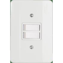 Interruptor Paralelo Duplo c/ Placa 10A 250V - MecTronic