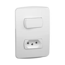 Interruptor Paralelo e Tomada 4X2 10A Miluz Branco Schneider