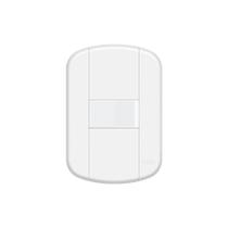 Interruptor Paralelo Fame Blanc+ com Placa 4x2 Branco