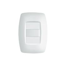 Interruptor Paralelo Fame Elegance Com Placa 4x2 Branco Interruptor Paralelo Fame Elegance Com Placa 4x2 Branco