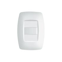 Interruptor Paralelo Fame Elegance com Placa 4x2 Branco