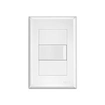 Interruptor Paralelo Fame Evidence Com Placa 4x2 Branco Interruptor Paralelo Fame Evidence Com Placa 4x2 Branco