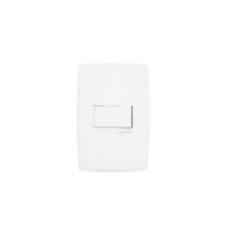 Interruptor Paralelo Horizontal Completo 4x2cm Branco - Pial Plus