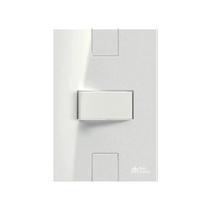 Interruptor Paralelo Horizontal Soft 10A 250V Com Placa Click Mectronic Branco Interruptor Paralelo Horizontal Soft 10A 250V Com Placa Click Mectronic Branco
