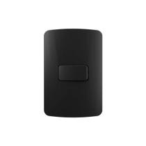 Interruptor Paralelo Margirius B3 Colors 10a Com Placa 4x2 Preto Ebony Interruptor Paralelo Margirius B3 Colors 10a Com Placa 4x2 Preto Ebony