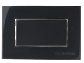 Interruptor Paralelo Para Móveis Margirius 10A 250V Preto Brilho