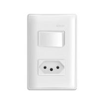 Interruptor Paralelo Simon 2P+T, 10A, 250V Linha S35 Interruptor Paralelo Simon 2P+T, 10A, 250V Linha S35