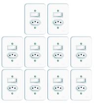 Interruptor Paralelo + Tomada 2 P+T 20a L Pollar Radial c/10 Interruptor Paralelo + Tomada 2 P+T 20a L Pollar Radial c/10