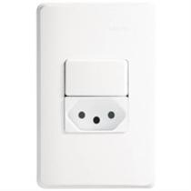 Interruptor Paralelo + Tomada 2P + T 10A 250V 4x2 Zeffia - 680114 - PIAL