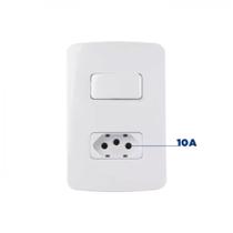 Interruptor paralelo + tomada 2P+T 10A B3 Margirius