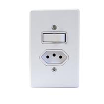 Interruptor Paralelo + Tomada 2P+T 20a Linha Gelo Radial