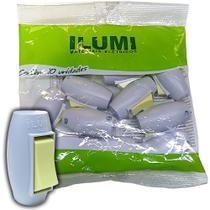 Interruptor Pera Meio Cordão para Abajur Lustre Iluminação Cinza 10 Peças Interruptor Pera Meio Cordão para Abajur Lustre Iluminação Cinza 10 Peças