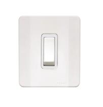 Interruptor Pezzi Sobrepor Branco Sistema X Interruptor Pezzi Sobrepor Branco Sistema X