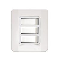 Interruptor Pezzi Sobrepor Branco Sistema X