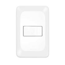 Interruptor Pial Pop 1 Tecla Simples com Placa 4X2