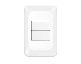 Interruptor Pial Pop 2 Simples 4X2 Lgx101 C/Placa