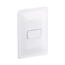 Interruptor Pial Zeffia 1 Tecla Simples 10a 250v Com Placa Branca Interruptor Pial Zeffia 1 Tecla Simples 10a 250v Com Placa Branca