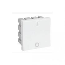 Interruptor Pialplus Módulo Simples Dois Postos Branco - Pial Legrand