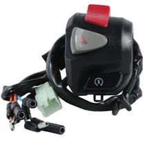 Interruptor punho de partida botão com pisca alerta XRE190 2016 a 2022 modelo CB500