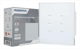 Interruptor Quartzo Zigbee NovaDigital 6 Botões 4x4 Branco Interruptor Quartzo Zigbee NovaDigital 6 Botões 4x4 Branco