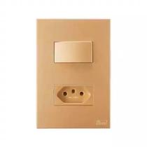 Interruptor recta ouro 1int simp+ tom 10a blux 164161 Interruptor recta ouro 1int simp+ tom 10a blux 164161