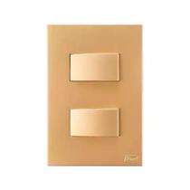 Interruptor recta ouro 2 int simp sep blux 163971 Interruptor recta ouro 2 int simp sep blux 163971