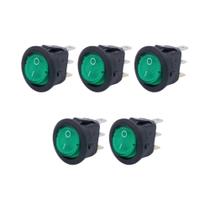 Interruptor Redondo LED À Prova d'Água 3 Pinos Para Carro, Moto, Barco, Ônibus, RV, Opções De Cores Interruptor Redondo LED À Prova d'Água 3 Pinos Para Carro, Moto, Barco, Ônibus, RV, Opções De Cores