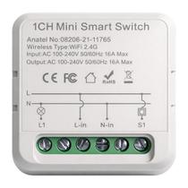 Interruptor Relé Inteligente WiFi Tuya 1 Canal Mini Smart Switch B201