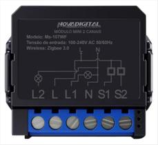 Interruptor Relé Inteligente Zigbee 2 Canais Novadigital
