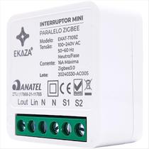Interruptor Relé Mini Inteligente Zigbee Ekaza 1 Canal Paralelo