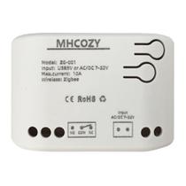 Interruptor relé Zigbee inteligente MHCOZY 1 canal para Alexa e Google Home