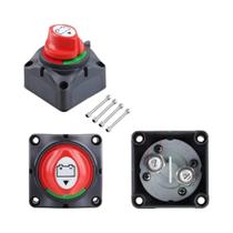 Interruptor Rotativo De Desconexão De Bateria 12V 24V 300A Para Carro, 2 Ou 3 Posições, Para RV,