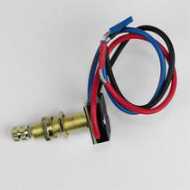 Interruptor rotativo Jandorf de 3 vias em latão e 2 circuitos Interruptor rotativo Jandorf de 3 vias em latão e 2 circuitos