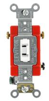 Interruptor seletor Leviton 1223-2WL 20A 120/277VAC Extra Heavy Duty Interruptor seletor Leviton 1223-2WL 20A 120/277VAC Extra Heavy Duty
